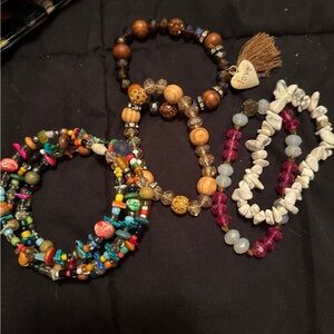 Colorful Beaded Bracelet Set